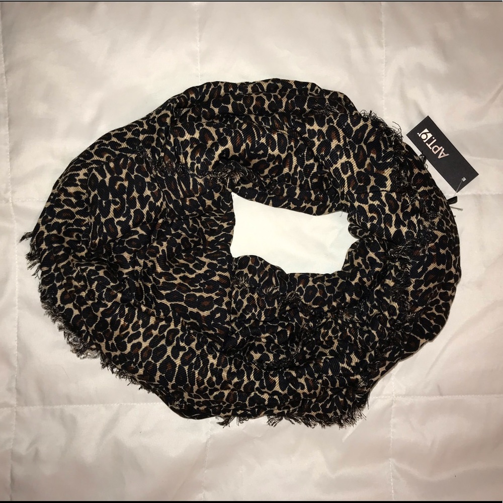 Apt. 9 infinity cheetah scarf